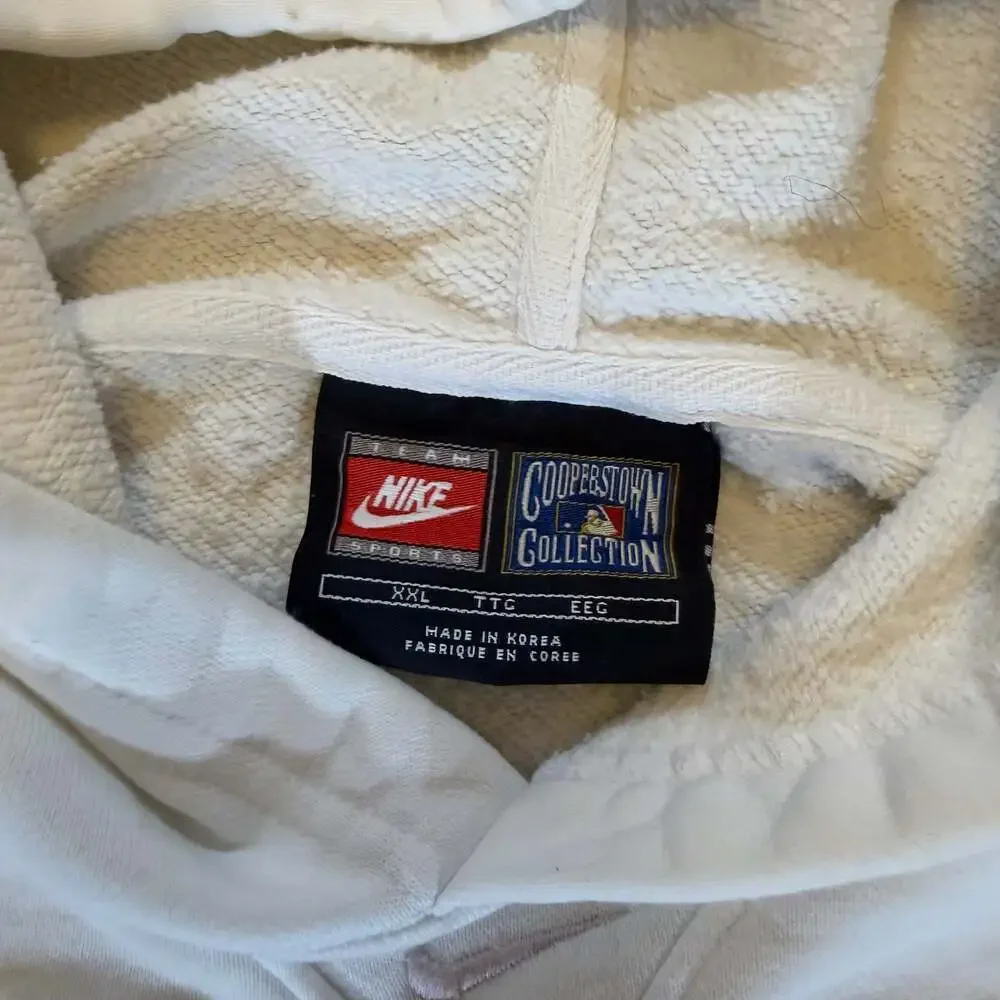 Vintage Nike Cooperstown Collection Seattle Mariners White Pullover Hoodie XXL